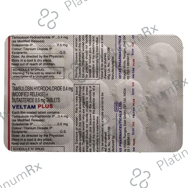 Veltam Plus 0.5/0.4mg Tablet MR 15s