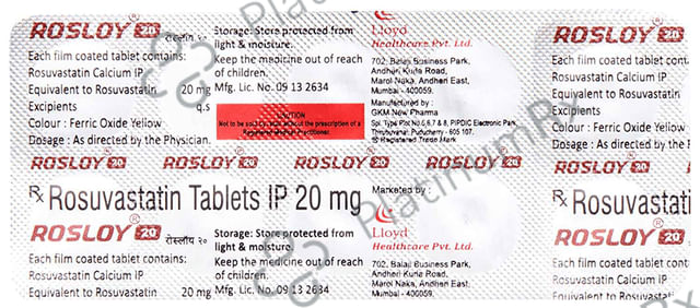 Rosloy 20 Tablet 10 Tablet