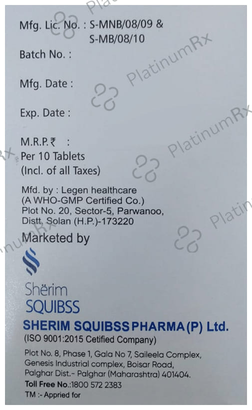 Cefibb 500 DT Tablet