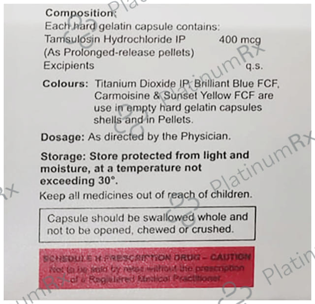 Tamsugard 0.4mg Capsule PR 15s