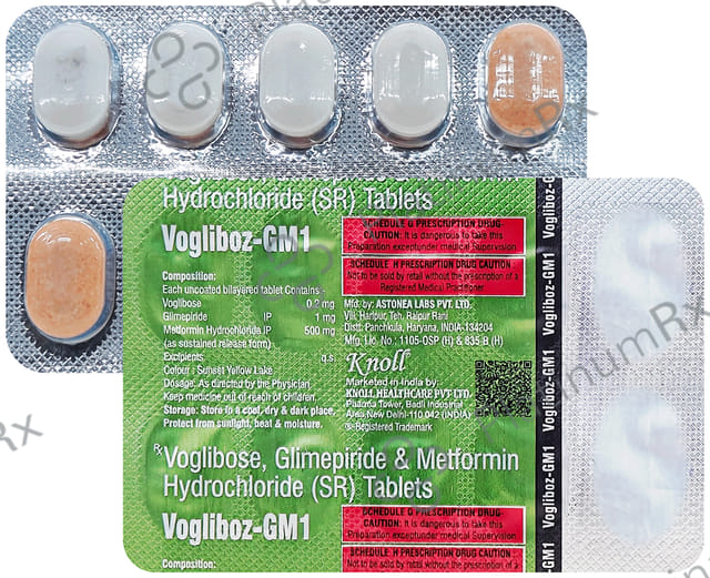 Vogliboz GM 1/500/0.2mg Tablet SR 10s
