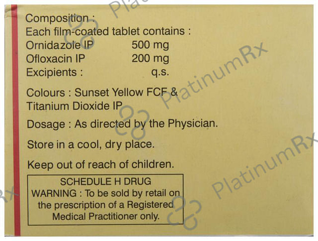 Ornof 200/500mg Tablet 10s