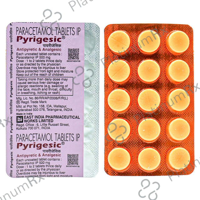 Pyrigesic 500mg Tablet 15s