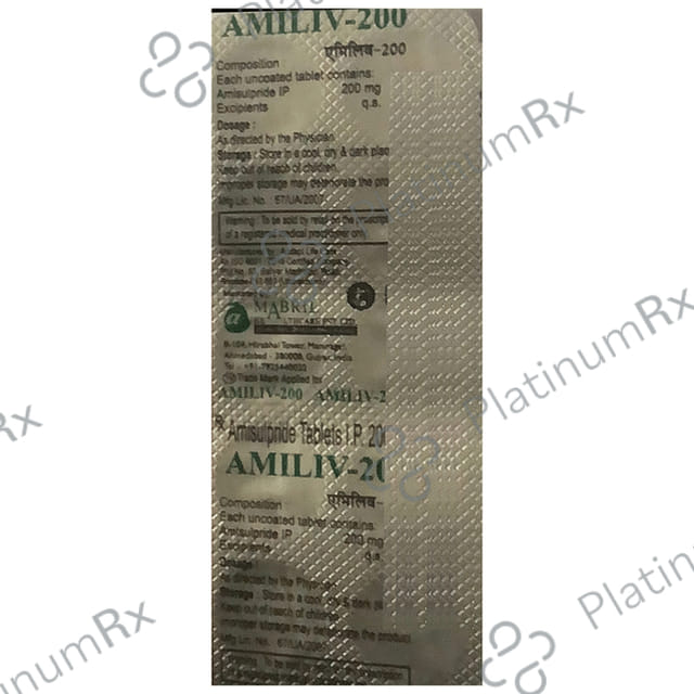 Amiliv 200mg Tablet 10s