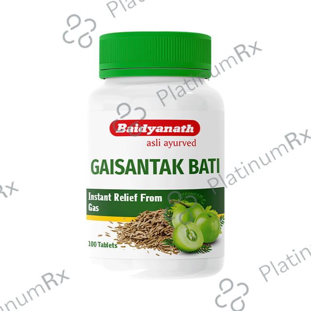 Baidyanath Gaisantak Bati Tablet - Provides Relief from Gas