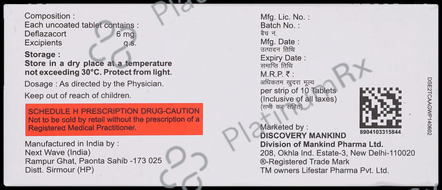 Mahacort DZ 6mg Tablet 10s
