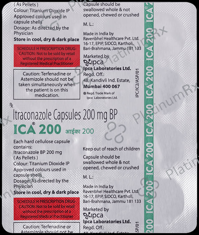 Ica 200mg Capsule 7s