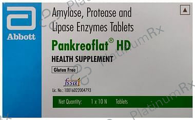 Pankreoflat HD 170/80mg Gluten Free Tablet 10s