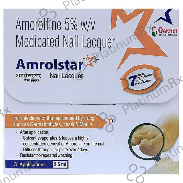 Amrolstar 5% Nail Lacquer 1s