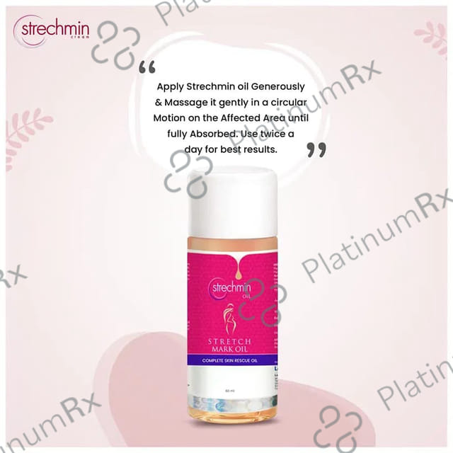 Strechmin Stretch Marks Oil, Improve The Appearance of Stretch Marks & Scars