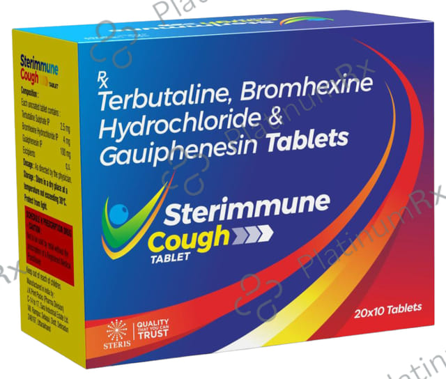 Sterimmune Cough 100/2.5/4mg Tablet 10s