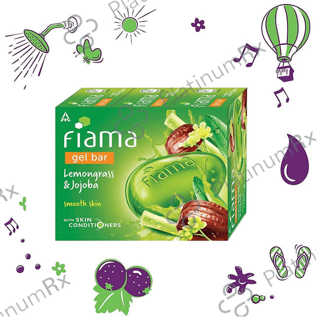 Fiama Gel Bar (125gm Each) Lemongrass & Jojoba