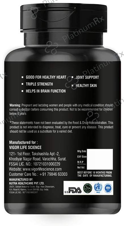 Re Nutri Mass Omega 3 Fish Oil Sofgel Capsule 60s
