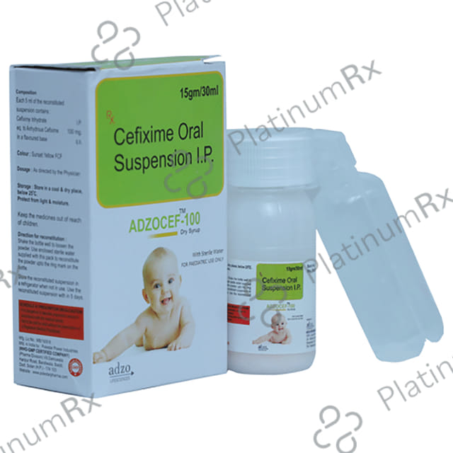 Adzocef 100mg Dry Syrup 30ml