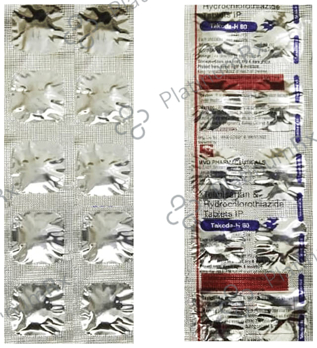 Takoda H 80mg/12.5mg Tablet