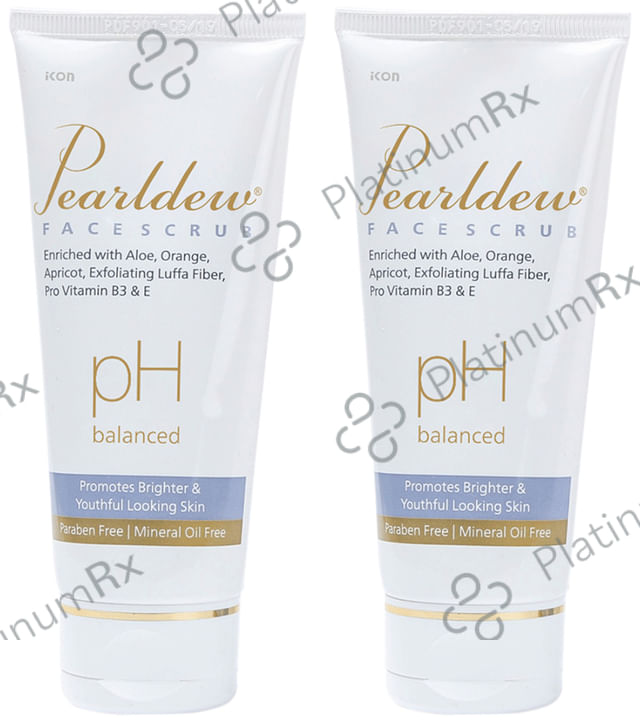 Pearldew Face Scrub (100gm Each) 2 Tubes
