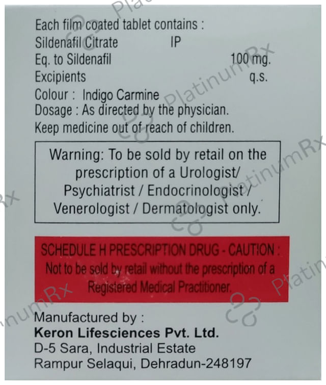 Advinafil 100mg Tablet 4s