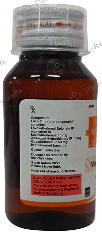 Ventryl LS 15/50/0.5mg Syrup 60ml