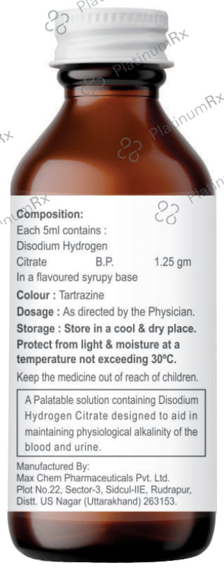 Alkcure 1.25gm Syrup 100ml