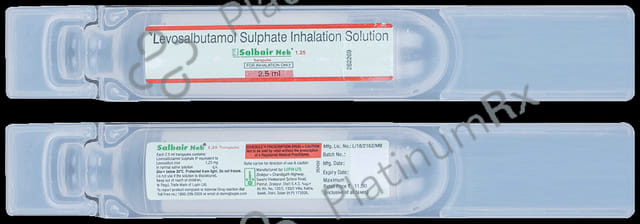 Salbair Neb 1.25mg Transpules Transpules