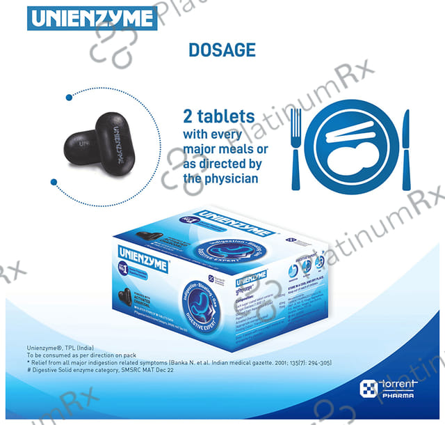 Unienzyme 75/100/60mg Tablet 15s