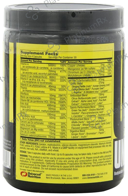 Universal Nutrition Uni-Vite Capsule