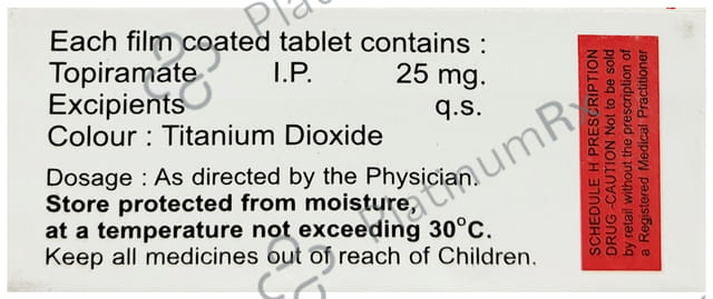 Topicon 25mg Tablet