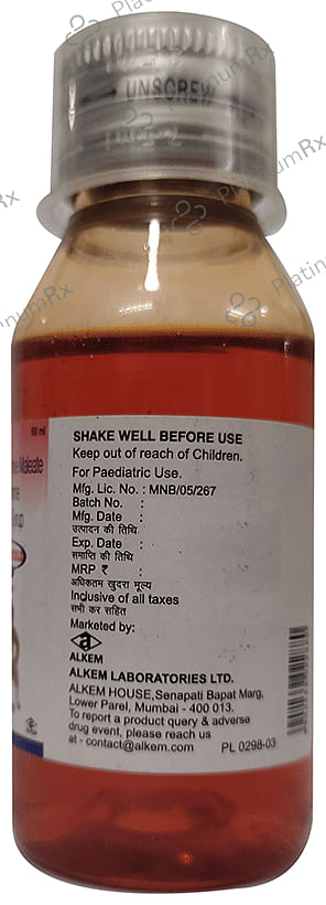 Sumo Cold Pcf 1/125/5mg Syrup 60ml
