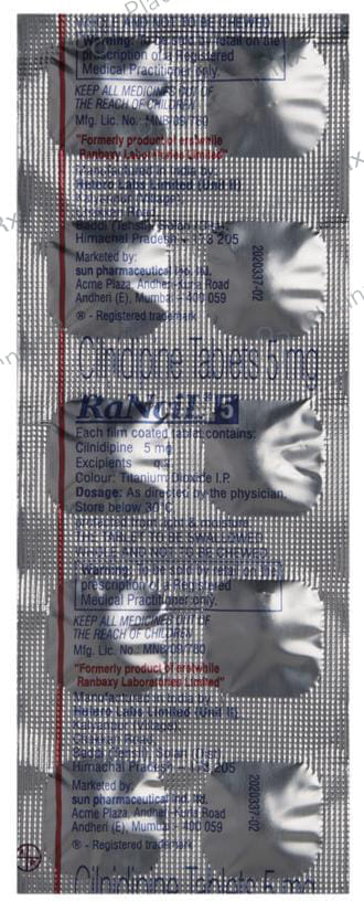 Rancil 5mg Tablet 10s