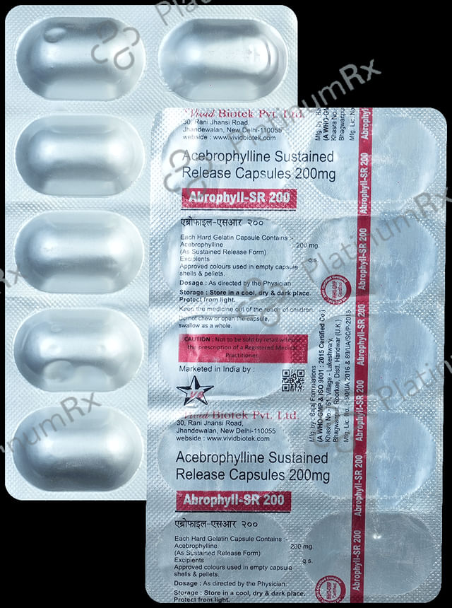 Abrophyll SR 200mg Capsule10s