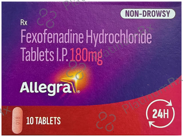Allegra 180mg Tablet 10s
