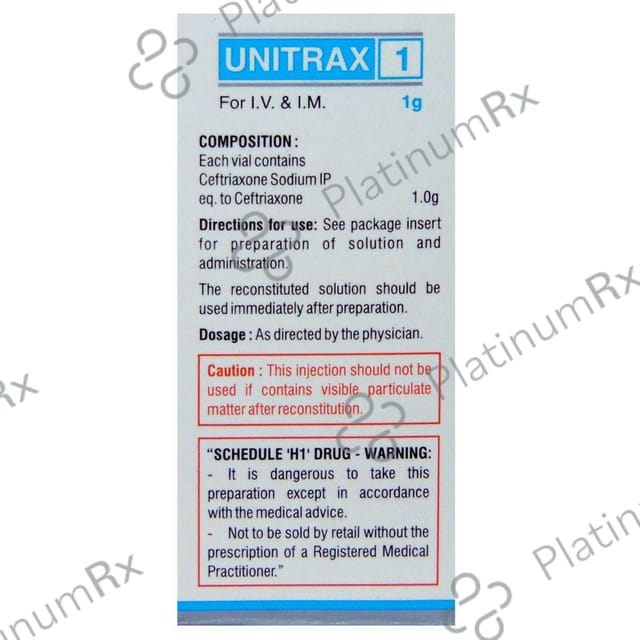 Unitrax 1000mg Injection