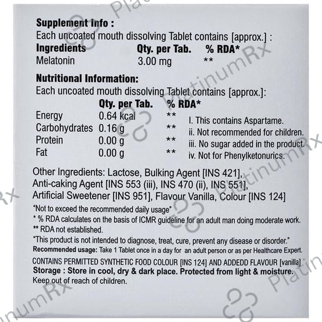 Lamrest 3mg Tablet 15s