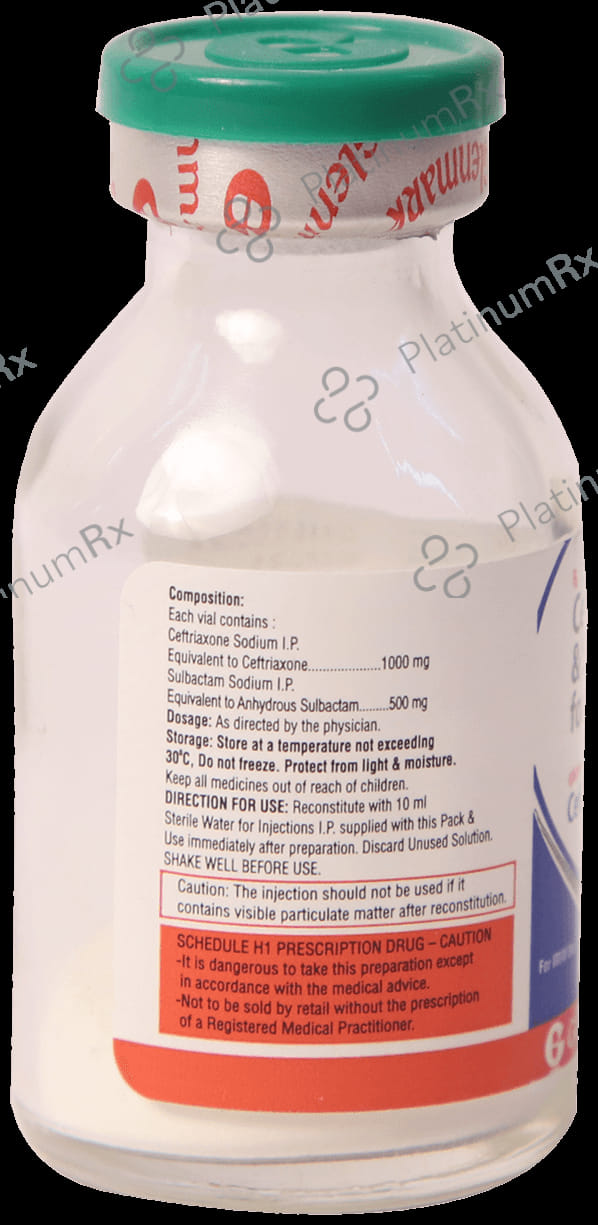 Ceftrinject S 1000/500mg Injection 10ml