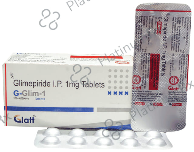 G Glim 1mg Tablet 10s