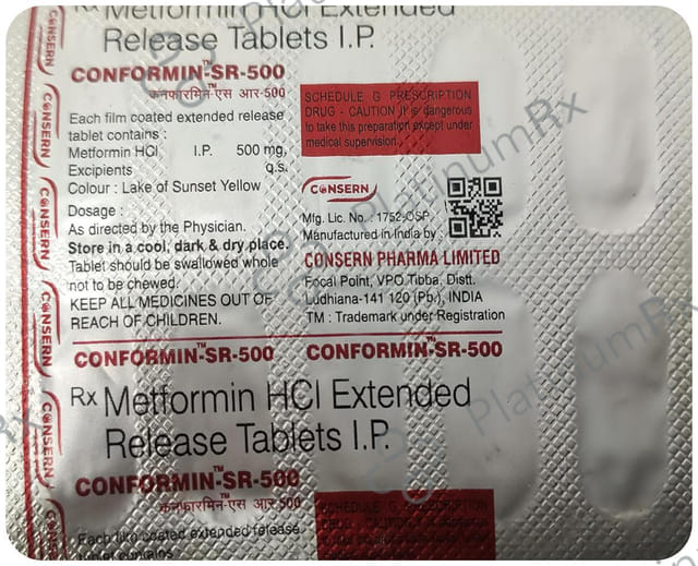 Conformin-SR 500 Tablet 10 Tablet ER