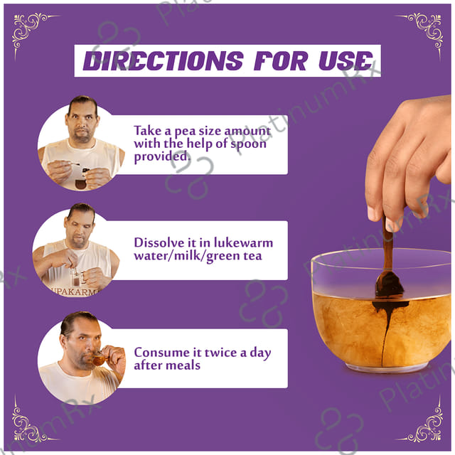 Upakarma Ayurveda Pure Shilajit Resin Form with Ashwagandha 20gm