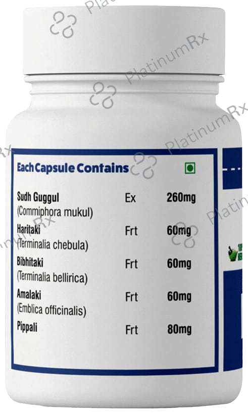 Cureayu Piles Cure Ayurvedic Capsule - Bawasir - Eases bowel movement - Soothes Anal Irritation-100 % Herbal