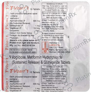 T Vobit 1/500/0.2mg Tablet SR 15s