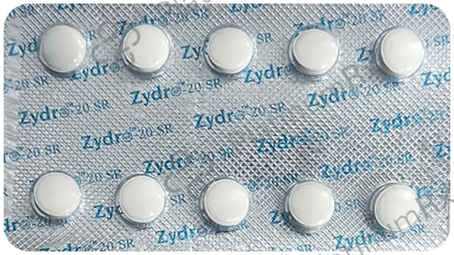 Zydro 20mg Tablet SR 10s