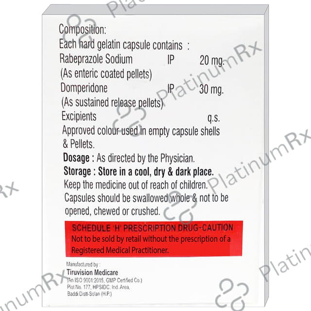 Rivera DSR 30/20mg Capsule 10s