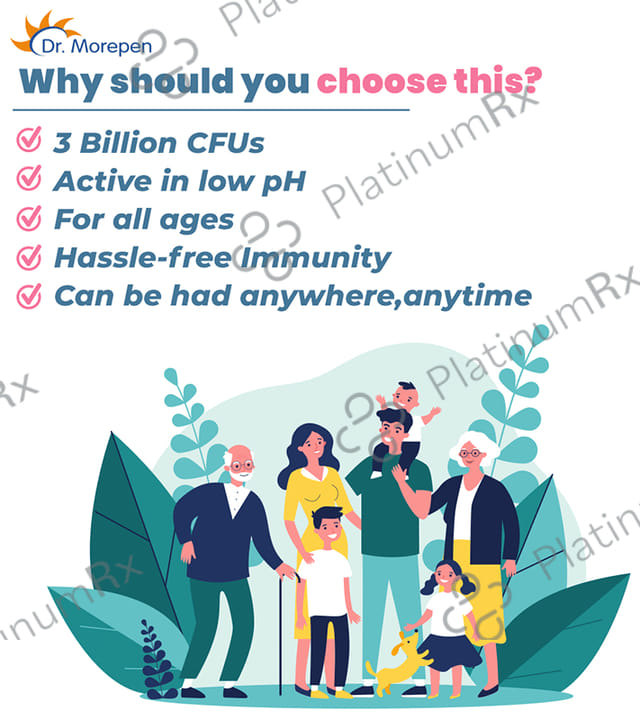 Dr. Morepen Greatgut Probiotics Immunity 3 Billion CFU Capsule