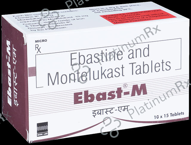 Ebast M 10/10mg Tablet 15s
