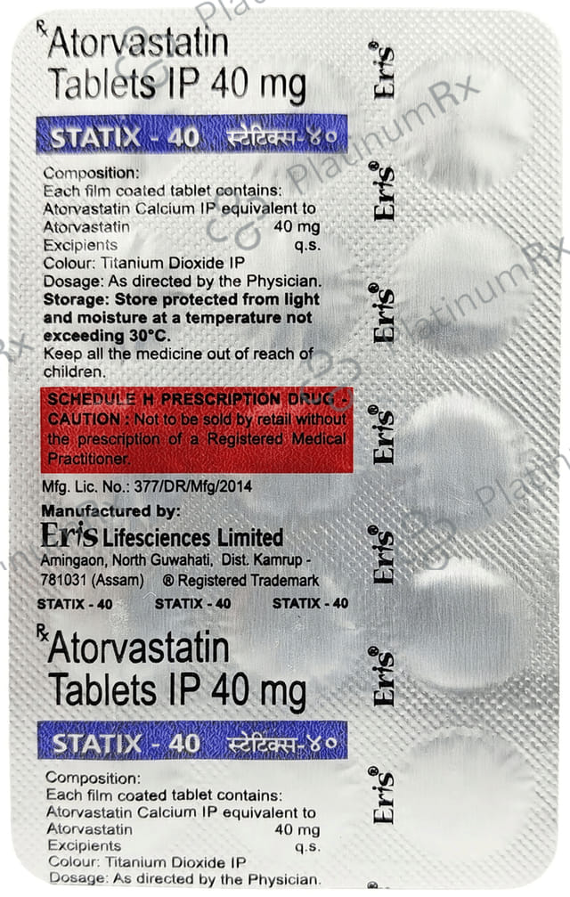 Statix 40mg Tablet 15s