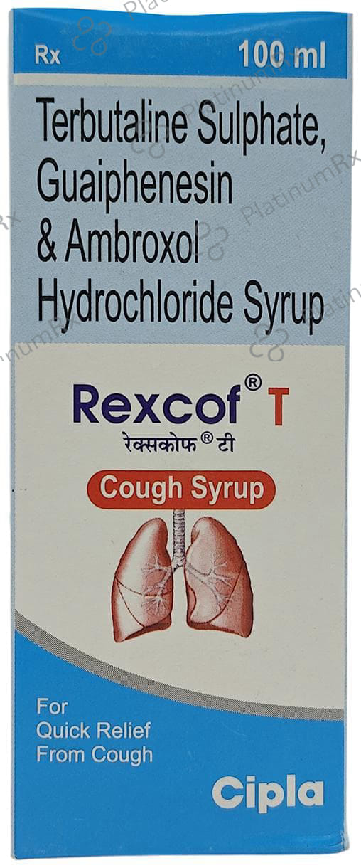 Rexcof T 15/50/1.5mg Syrup 100ml