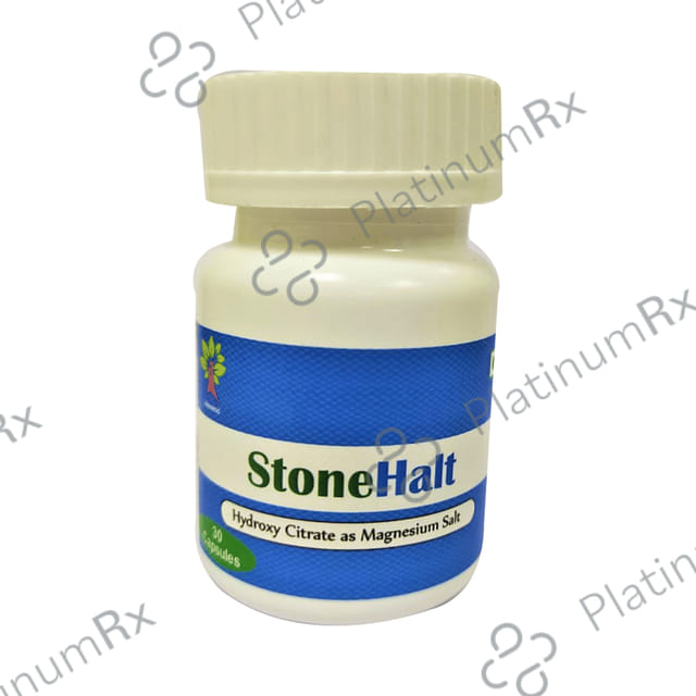 StoneHalt Vegetarian Capsules with Hydroxy Citrate as Magnesium Salt 30 Vegicap