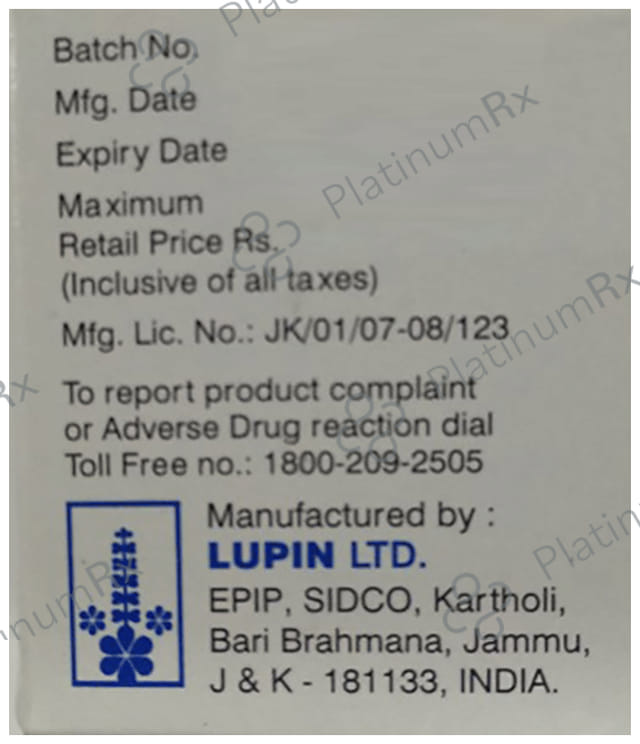 Lipril H 5/12.5mg Tablet 15s