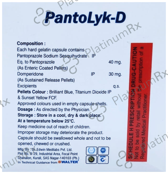 Pantolyk D Capsule PR 10s