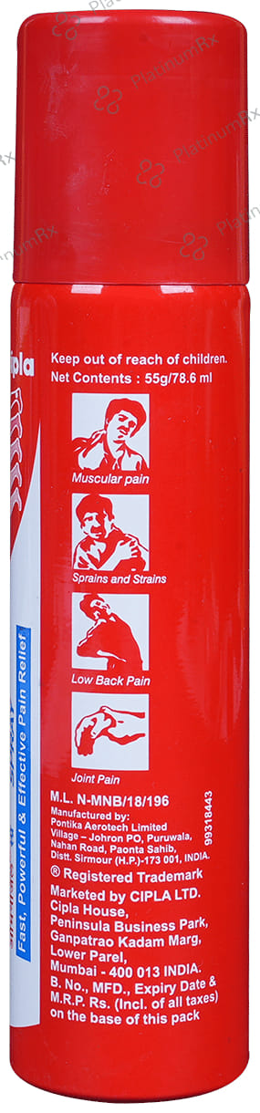 Omnigel 2% Spray 55gm