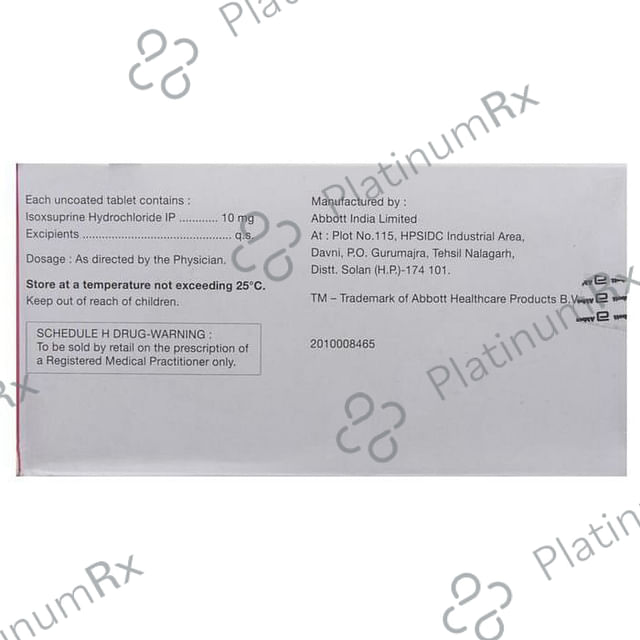 Duvadilan 10mg Tablet 50s
